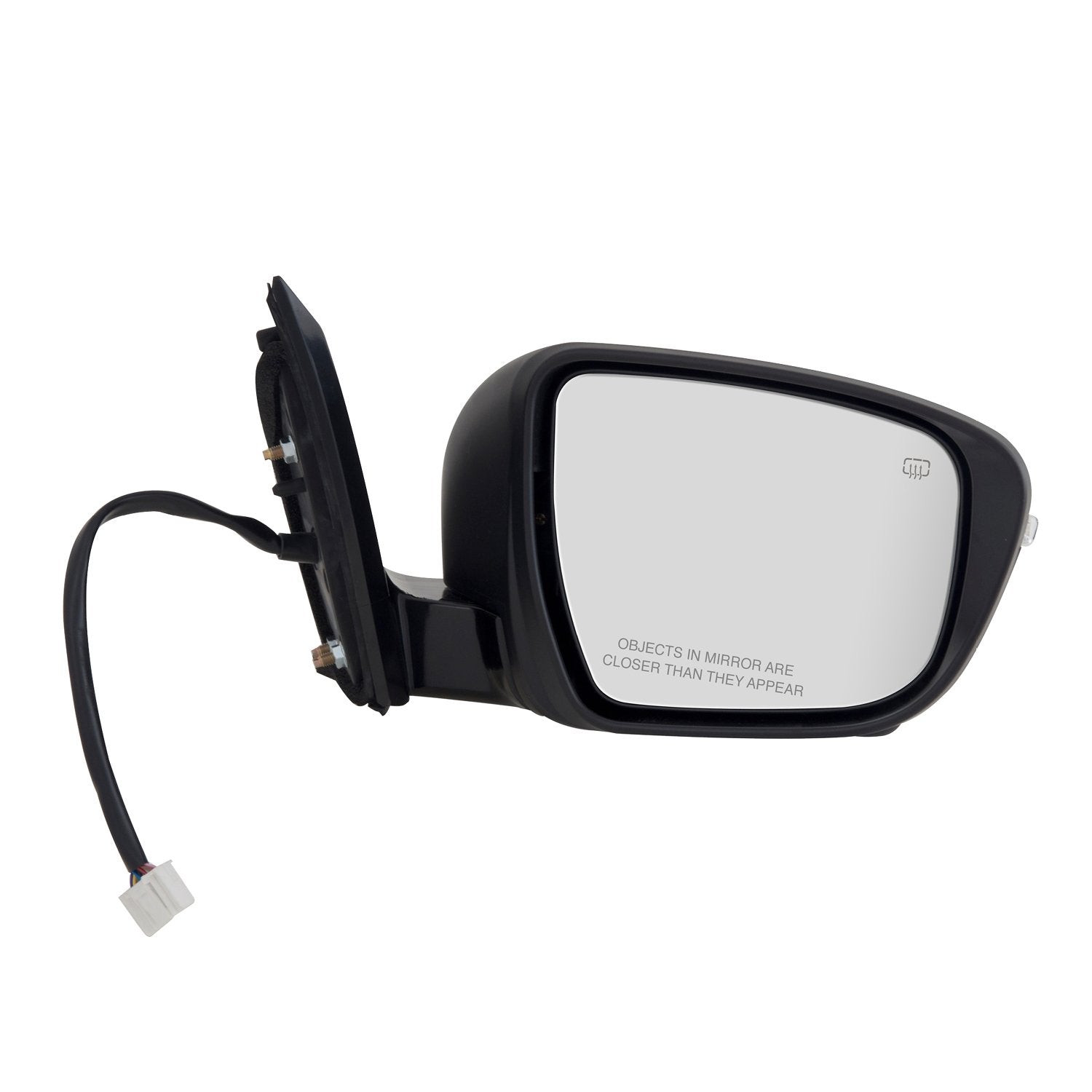 Passenger Side Fit System 68085N Mirror for Nissan Murano, Black, PTM Cover, w/Turn Signal, Memory, CCD Camera, Foldaway, Heated Power