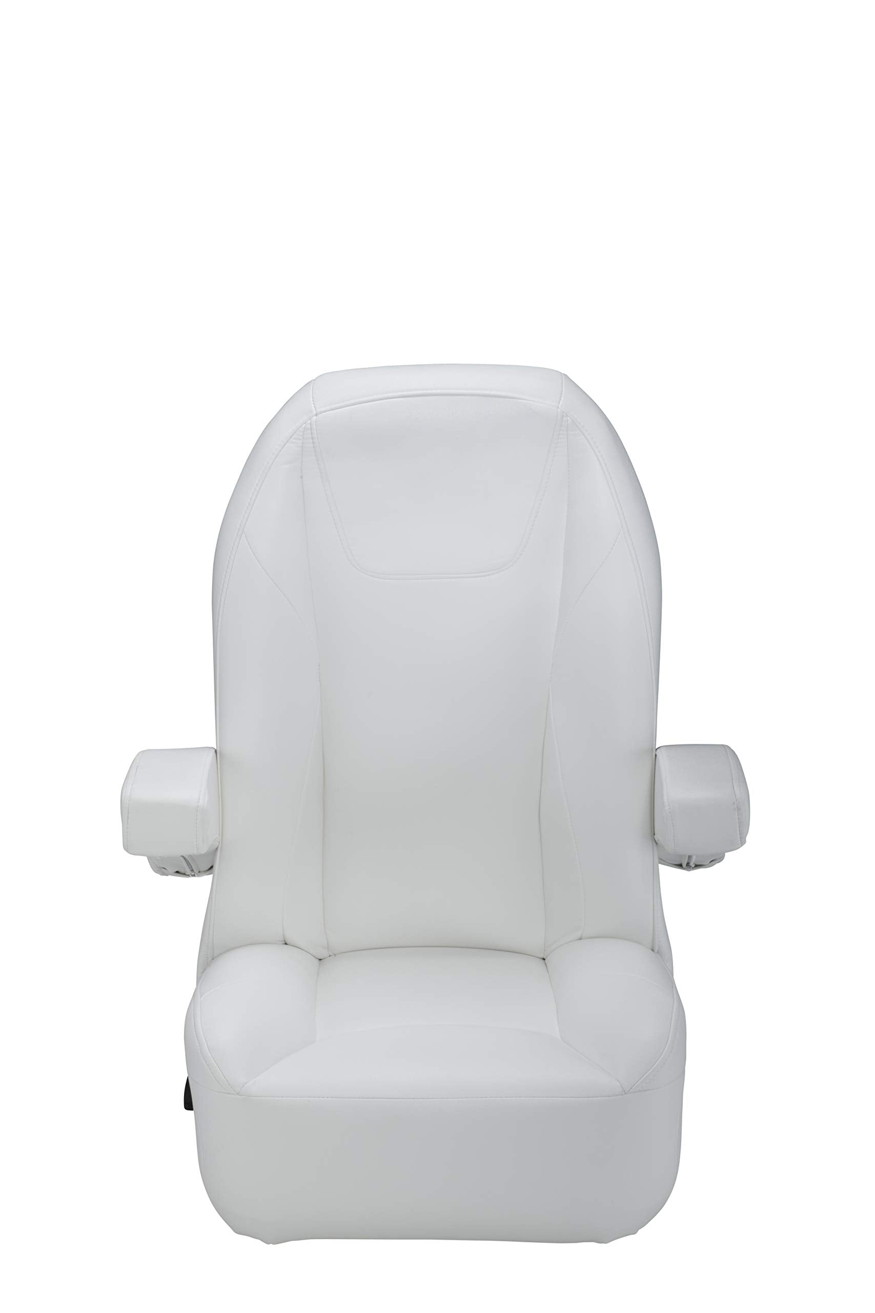 TaylorMade 674637 Platinum Series Furniture White High Back Recliner Pontoon Helm Seat