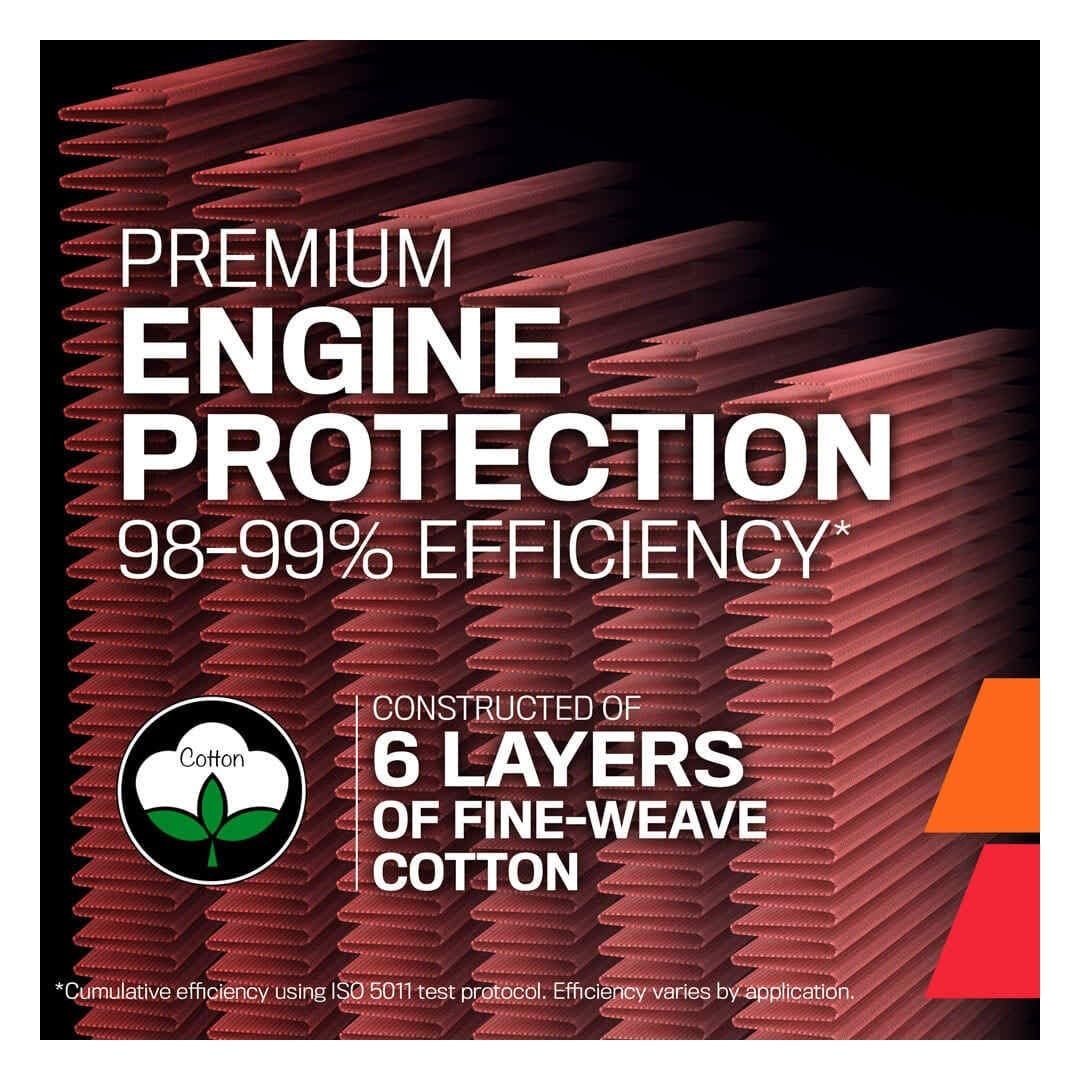 K&N Air Filter Engine: Increase Power & Towing, Washable, Premium, Replacement Filter: Fits 2015-2018 TOYOTA Hiace, 33-3143