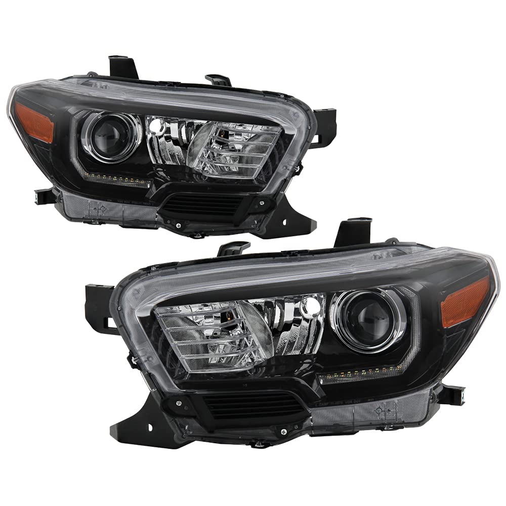 Projector Xtune Headlights (PRO-JH-TTA16-SBLED-BK) (POE)
