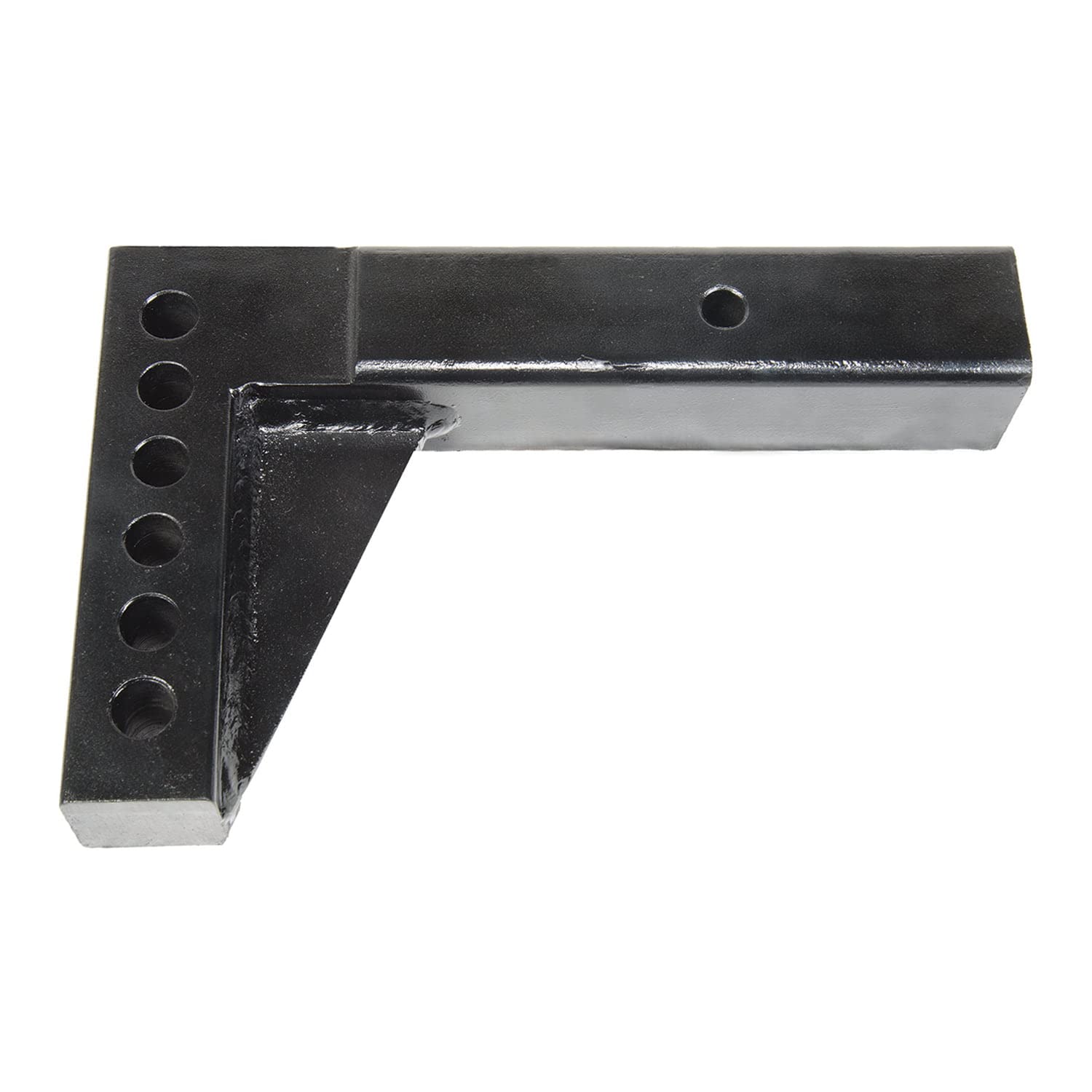 Weight Distribution Hitch Shank Husky Towing 32459 - 2-1/2 Inch to 2 Inch Square, 10 Inch Length, 4-1/4 Inch Rise, 6-3/4 Inch Drop, 6,000 lbs Weight Capacity, Black Powder Coated Steel
