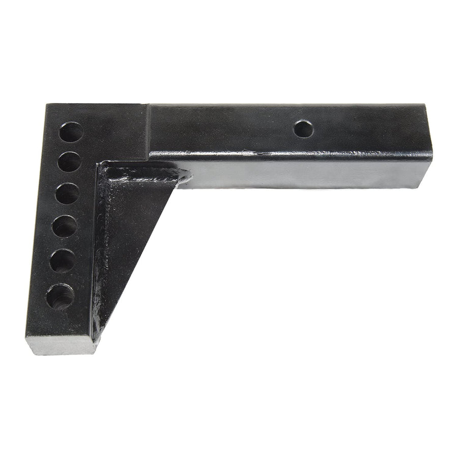 Weight Distribution Hitch Shank Husky Towing 32459 - 2-1/2 Inch to 2 Inch Square, 10 Inch Length, 4-1/4 Inch Rise, 6-3/4 Inch Drop, 6,000 lbs Weight Capacity, Black Powder Coated Steel