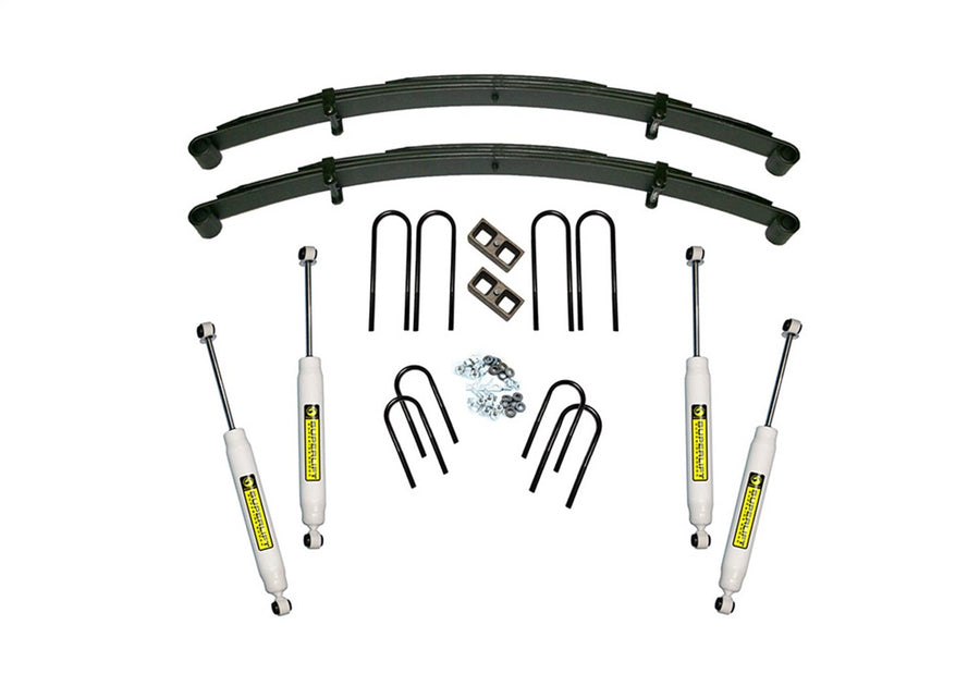 SUPERLIFT SUSPENSION RealTruck 4" Lift Kit for Chevy/GMC K-Series | Complete Lift Kit with Front & Rear Shadow Shocks | K417 | Fits 1973-1986 Chevrolet K10 / GMC K15 Suburban; 1973-1991 GMC Jimmy 4WD