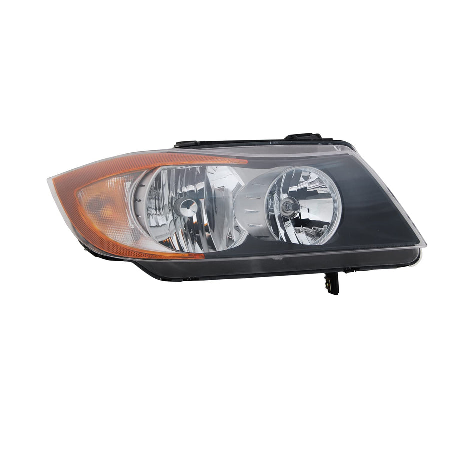 Right TYC Headlight Assembly Compatible with 2006-2008 BMW 3 Series