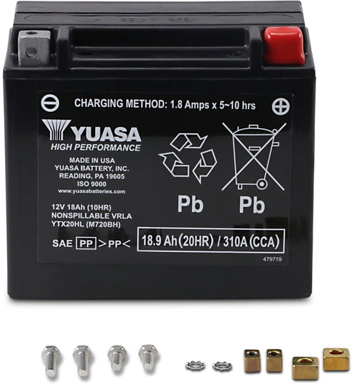 AGM SLA Yuasa YTX20HL-BS Battery