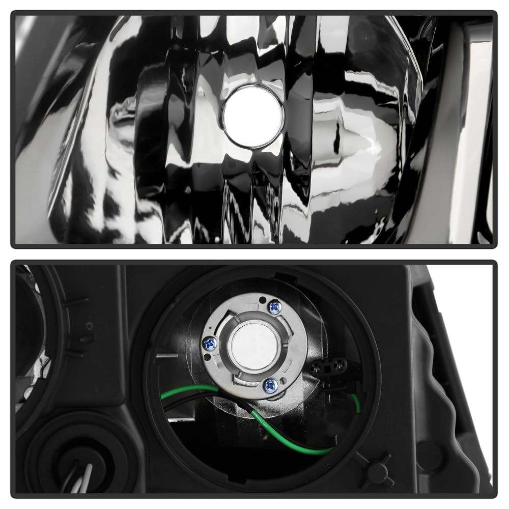 Chevy Equinox 2016-2017 Spyder (xTune) OEM Style Headlights - Left and Right - Low Beam-H11(Not Included) ; High Beam-9005(Not Included) ; Signal-7444NA(Not Included) -OE Chrome