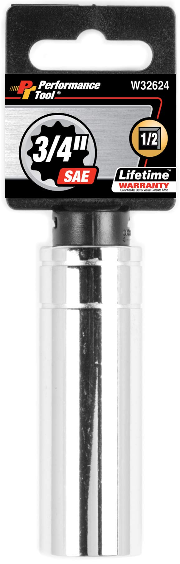 W32624 Performance Tool 1/2 Drive 12-Point Socket, 3/4