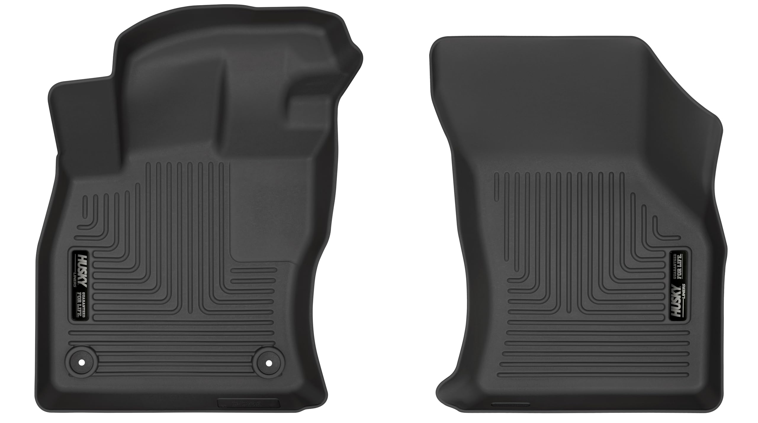 Weatherbeater Husky Liners Floor Mats | Fits 2019-2025 Volkswagen Jetta, Sedan | Front Row, 2-pc Black - 15361