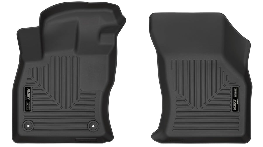 Weatherbeater Husky Liners Floor Mats | Fits 2019-2025 Volkswagen Jetta, Sedan | Front Row, 2-pc Black - 15361