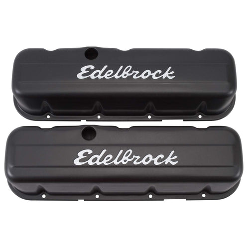 Edelbrock Signature Series 4683 Tall Profile Black Valve Cover