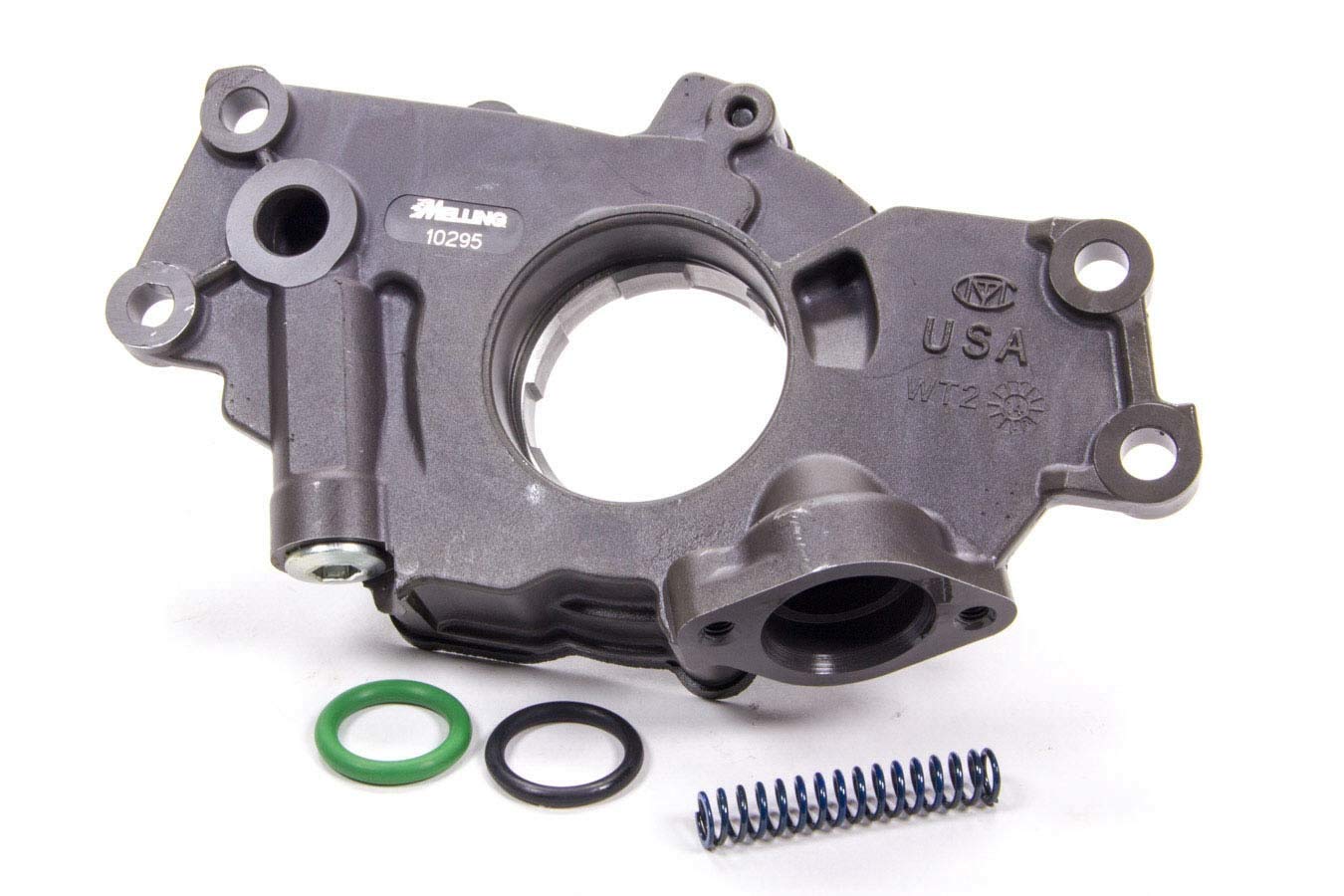 Oil Pump Melling-10295, Wet Sump, Internal, Standard Volume, High Pressure, GM LS-Series, Each