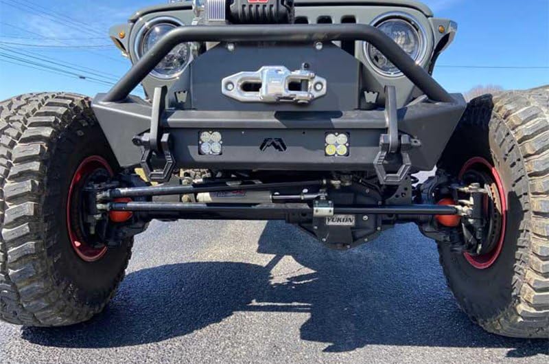 TJ97-B4742-1 Fab Fours Inc. Front Bumper Fits Jeep Wrangler