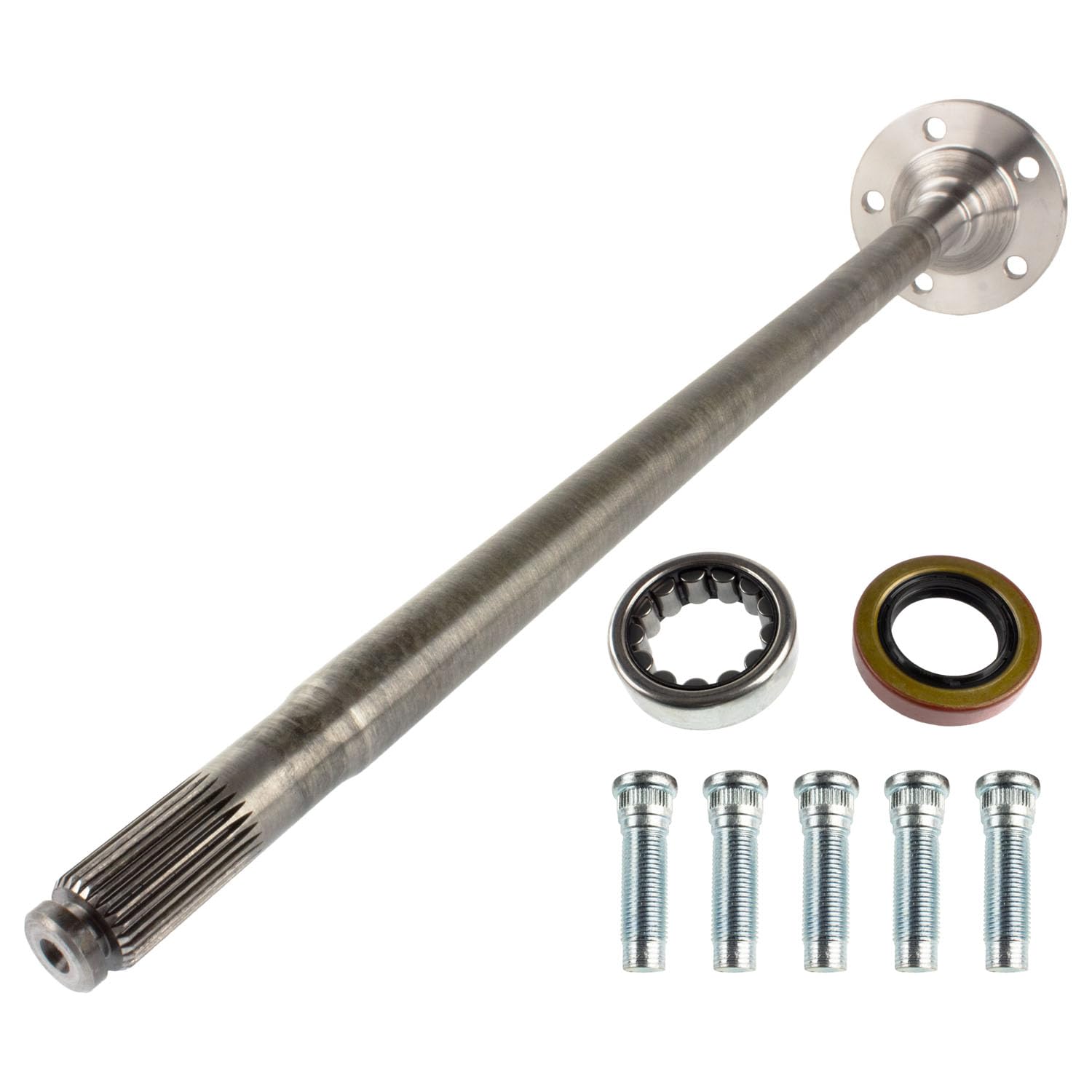 Motive Gear MG31135 Spline Drive Axle Shaft Assembly for Dana 35 Left Side (Driver) 30.56" Length 27 Spline 5x4.5 Fits Jeep Wrangler/Cherokee/Grand Cherokee Replaces 73624-2X, 73624-2XR