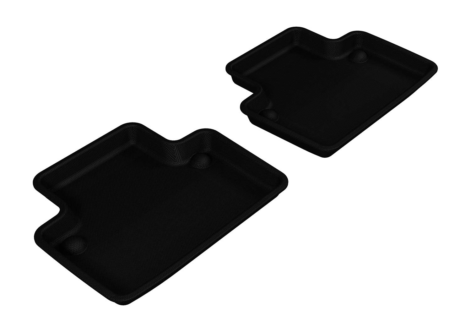 Kagu Floor Mat (Black) 3D MAXpider Compatible with Volvo XC90 2003-2014 - Second Row