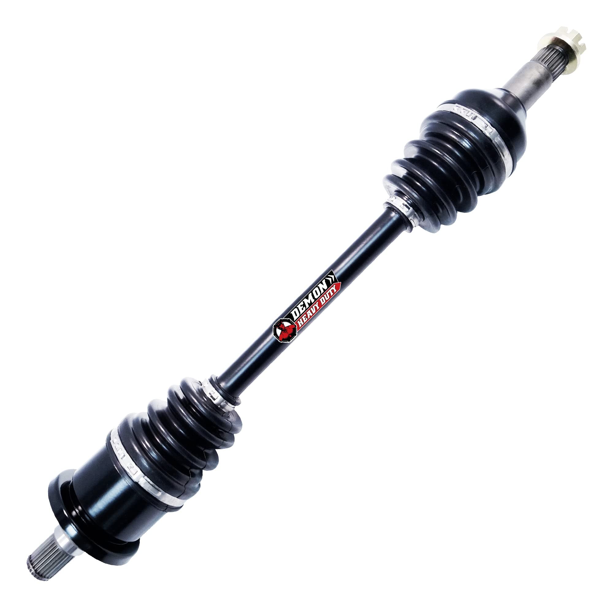 Demon Powersports Heavy Duty Rear Left/Right Axle (2011-15) Can Am Commander 800/1000/Max 100, Made of 4340 Chromoly Steel, Dual Heat Treated High Strength, Wider Angles OEM: 705501481