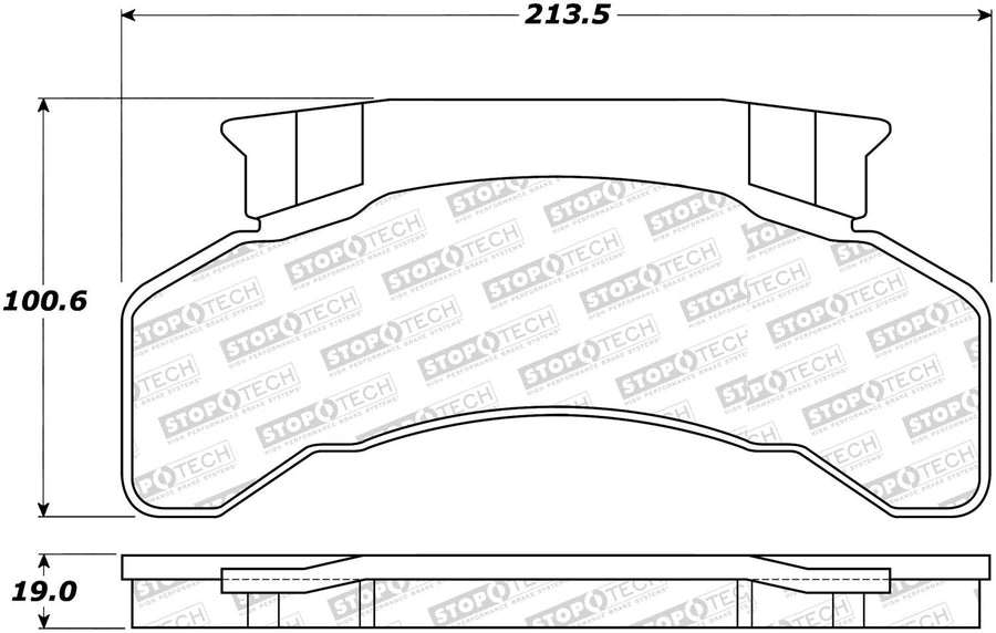 Brake Pads StopTech 308.02240 Street; with Shims