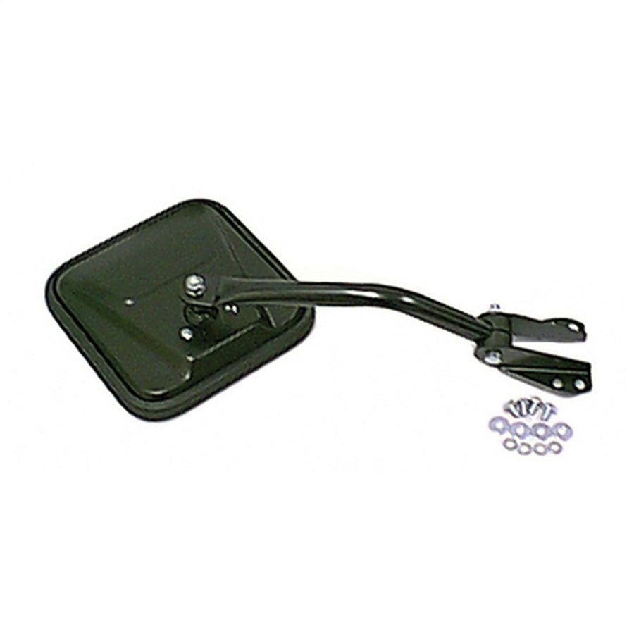 Omix-Ada | Door Mirror Kit, Left, Head/Arm, Black | 11001.05 | OE Reference: 5455301K | Fits 1955-1986 Jeep CJ