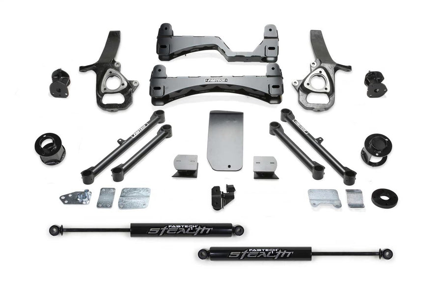K3086M Fabtech Basic Lift System w/Shocks 6 in. Lift Basic Lift System w/Shocks