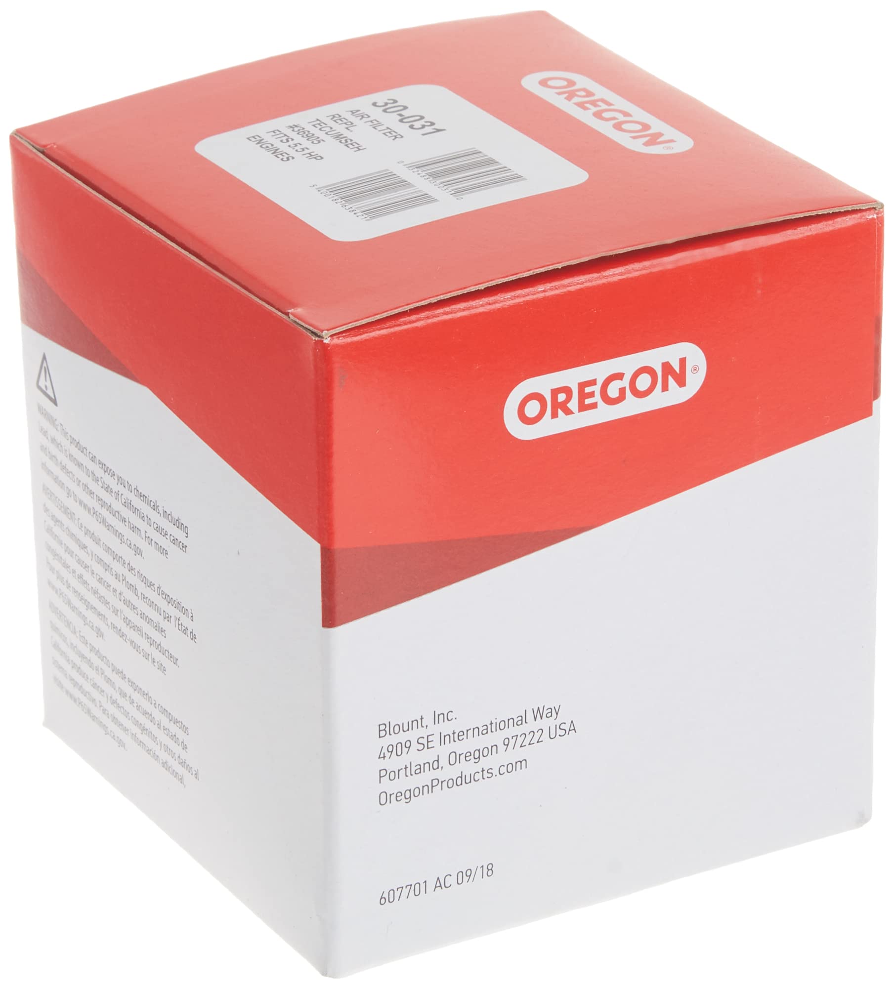 Replacement Oregon Air Filter for Tecumseh #36905