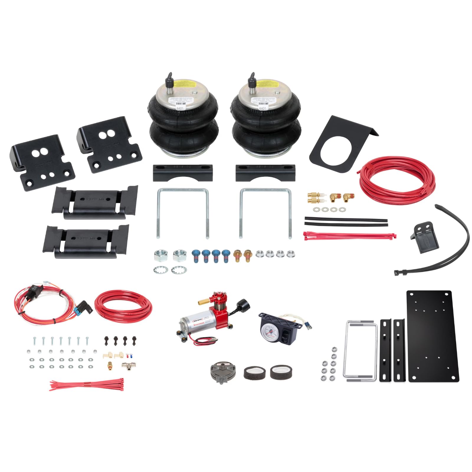 Airide Firestone 2885 All-In-One Analog Rear Air Spring Kit fits 2013-2026 Ram 3500 4WD without Factory Air Assist | Up to 5,000 lbs Load Capacity | 5-100 PSI | Easy Installation