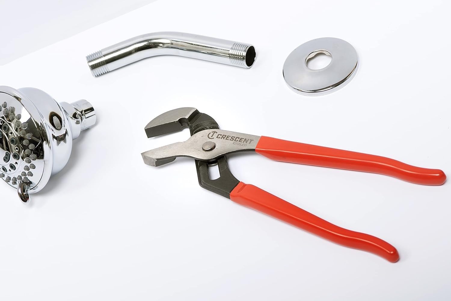 Crescent 10TGSJDG Smooth Jaw Dipped Handle Tongue & Groove Pliers - Versatile Hand Tool for Home Improvement & Plumbing Tasks