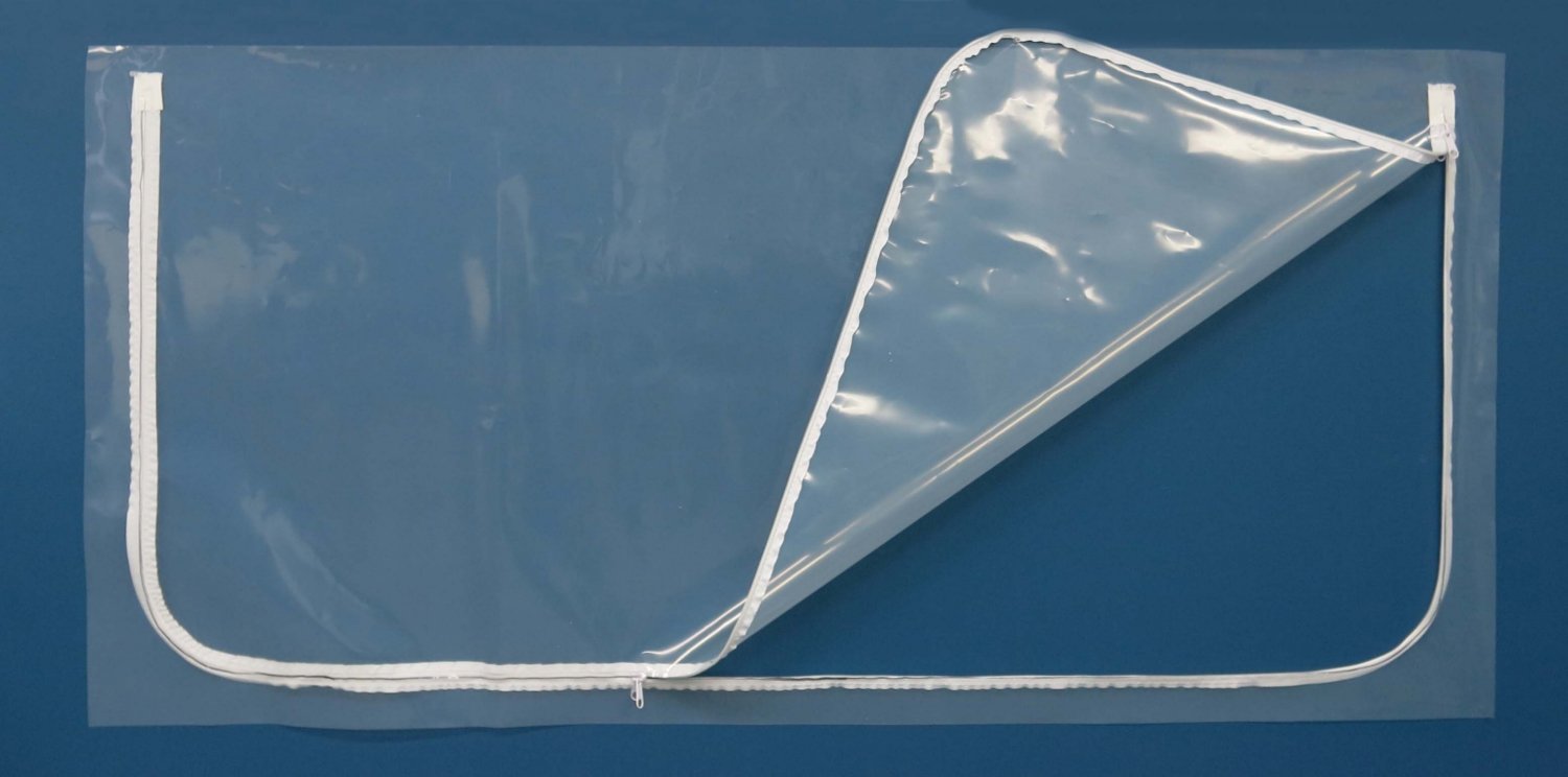 Dr. Shrink 40 x 82 in. Heavy Duty Zipper Door DS-4082HDC Clear
