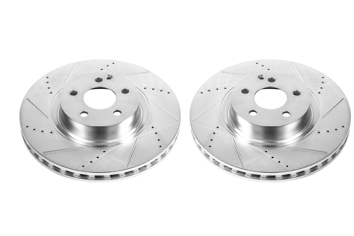 Front Power Stop EBR869XPR Drilled and Slotted Evolution Rotor (Pair)
