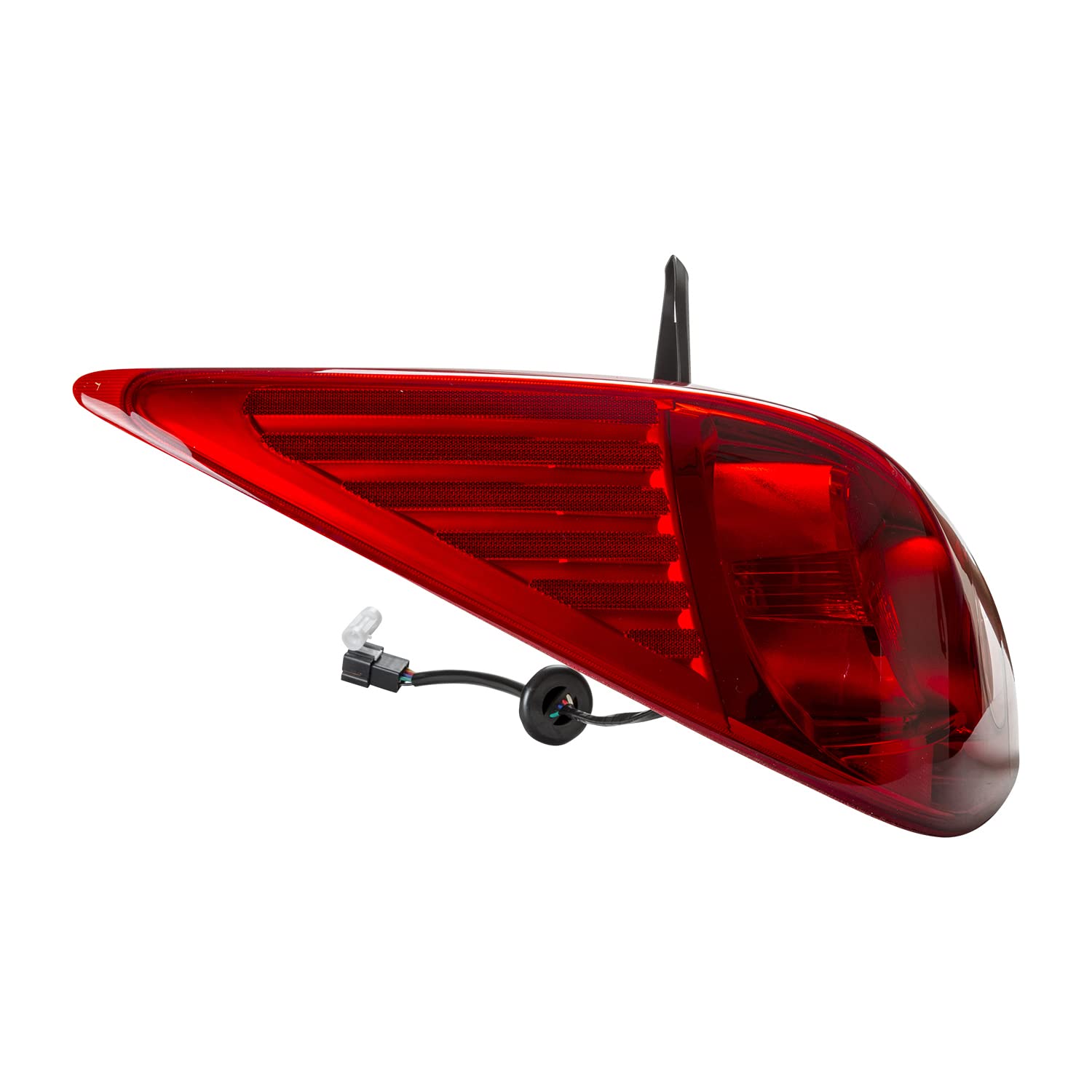Left TYC Tail Light Assembly Compatible with 2007-2012 Nissan Versa