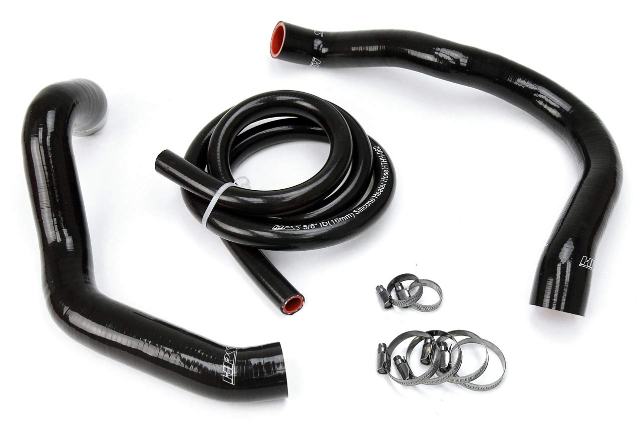 XJ HPS Performance 57-1338-RED Silicone Radiator and Heater Hose Kit Coolant