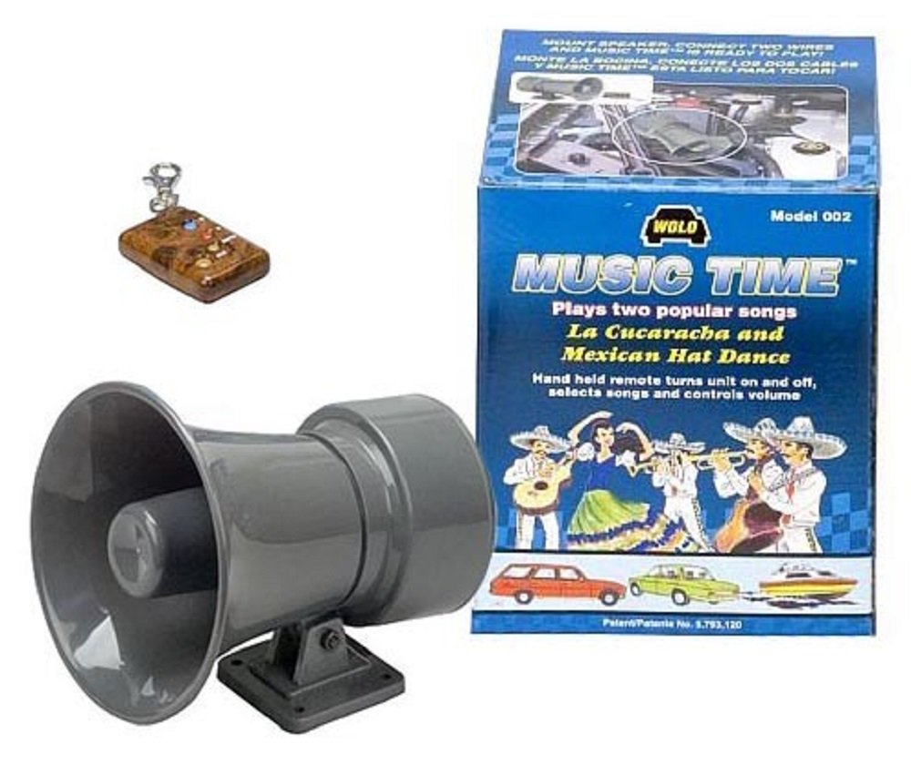 Music Time Wolo (002) Remote Controlled Electronic Musical Horn - Plays La Cucaracha and Mexican Hat Dance