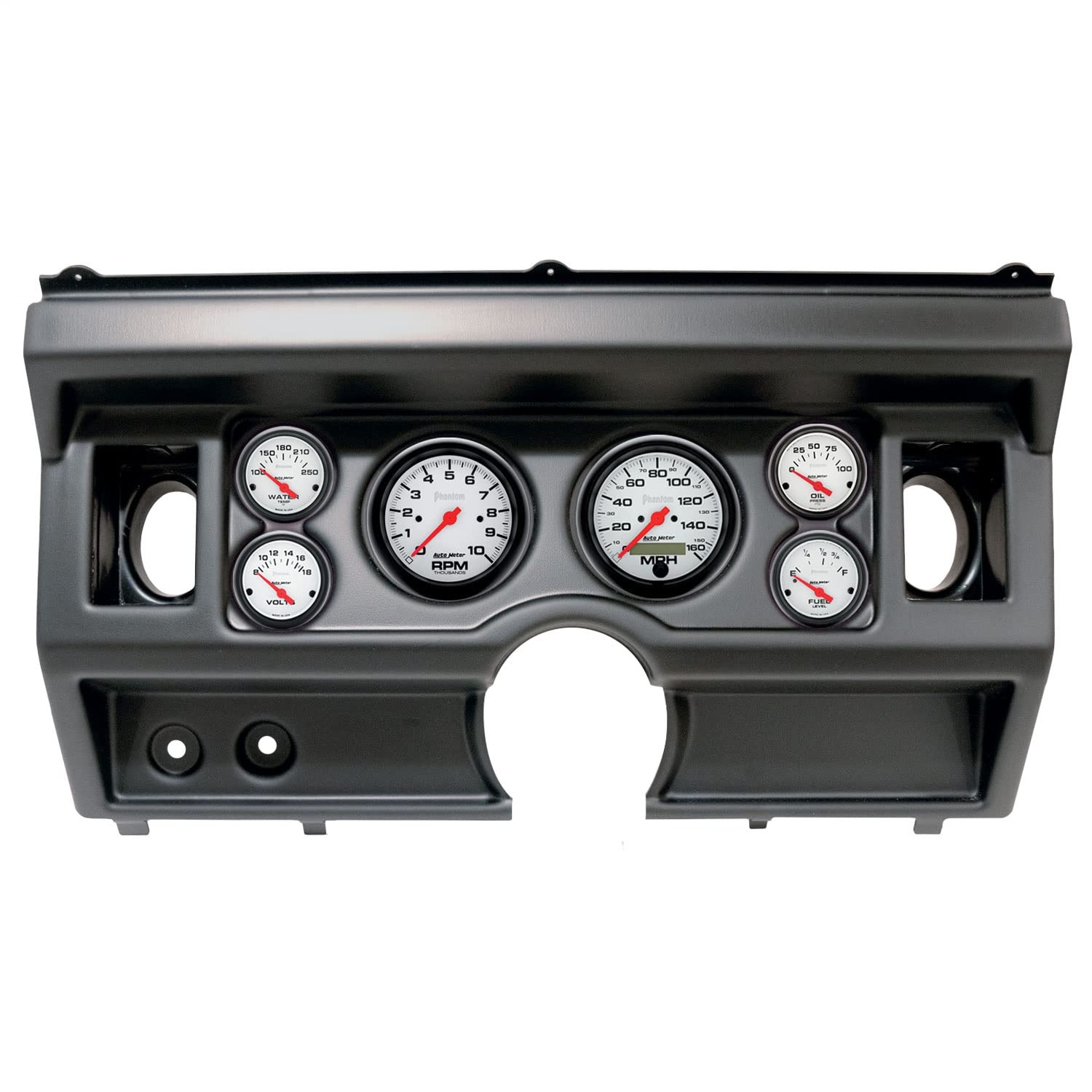 AutoMeter Dash Kit Direct Fit, (3 3/8" X2, 2 1/16" X4), Ford Truck Ac 80-86, Phantom (2919-09)