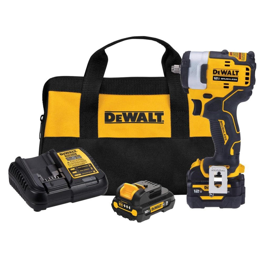 DEWALT XTREME DCF903GJ1G1 12V MAX* Brushless 3/8 in. Cordless Impact Wrench Kit