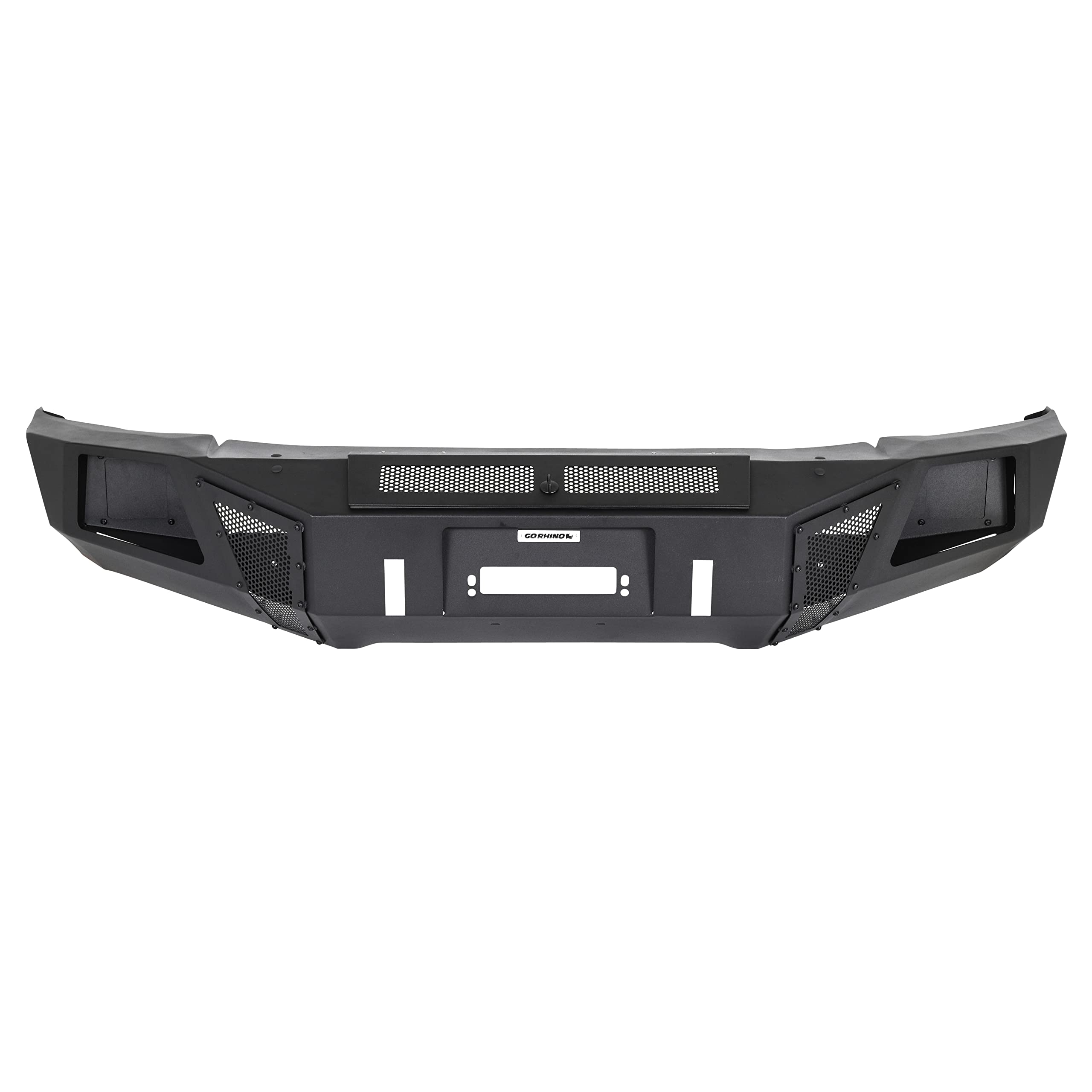 Go Rhino Front Bumper BR6 | Mild Steel, Textured Black | 24298T | Fits 2015 - 2017 Ford F-150 (Excludes Vehicles W/Adaptive Cruise Control)