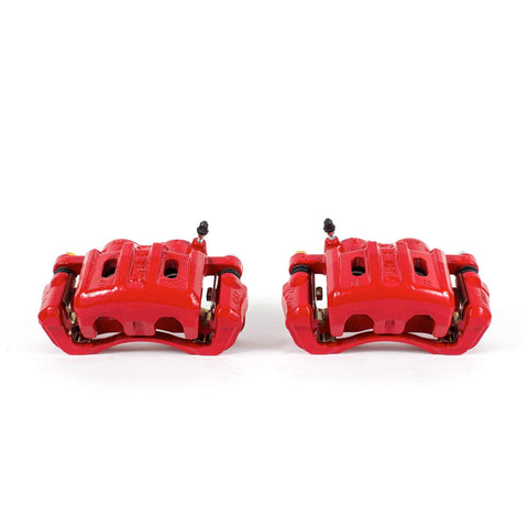 Caliper Set Disc Brake, Red, Powdercoated with Bracket S4670A
