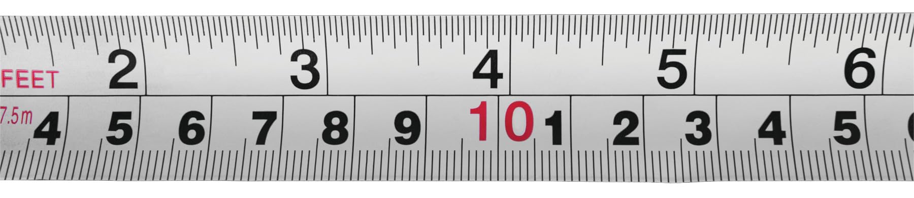 Clear Tape Measure Set Performance Tool W5038 - 16ft. x 3/4in. and 25ft. x 1in. (Pack of 2), Highly Accurate, Impact Resistant