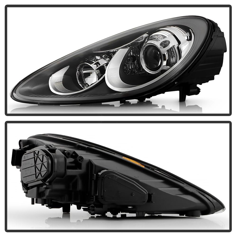 Porsche Cayenne Spyder (POE) 11-14 w/ 4 LED DRL AFS Projector Headlights - OE Left