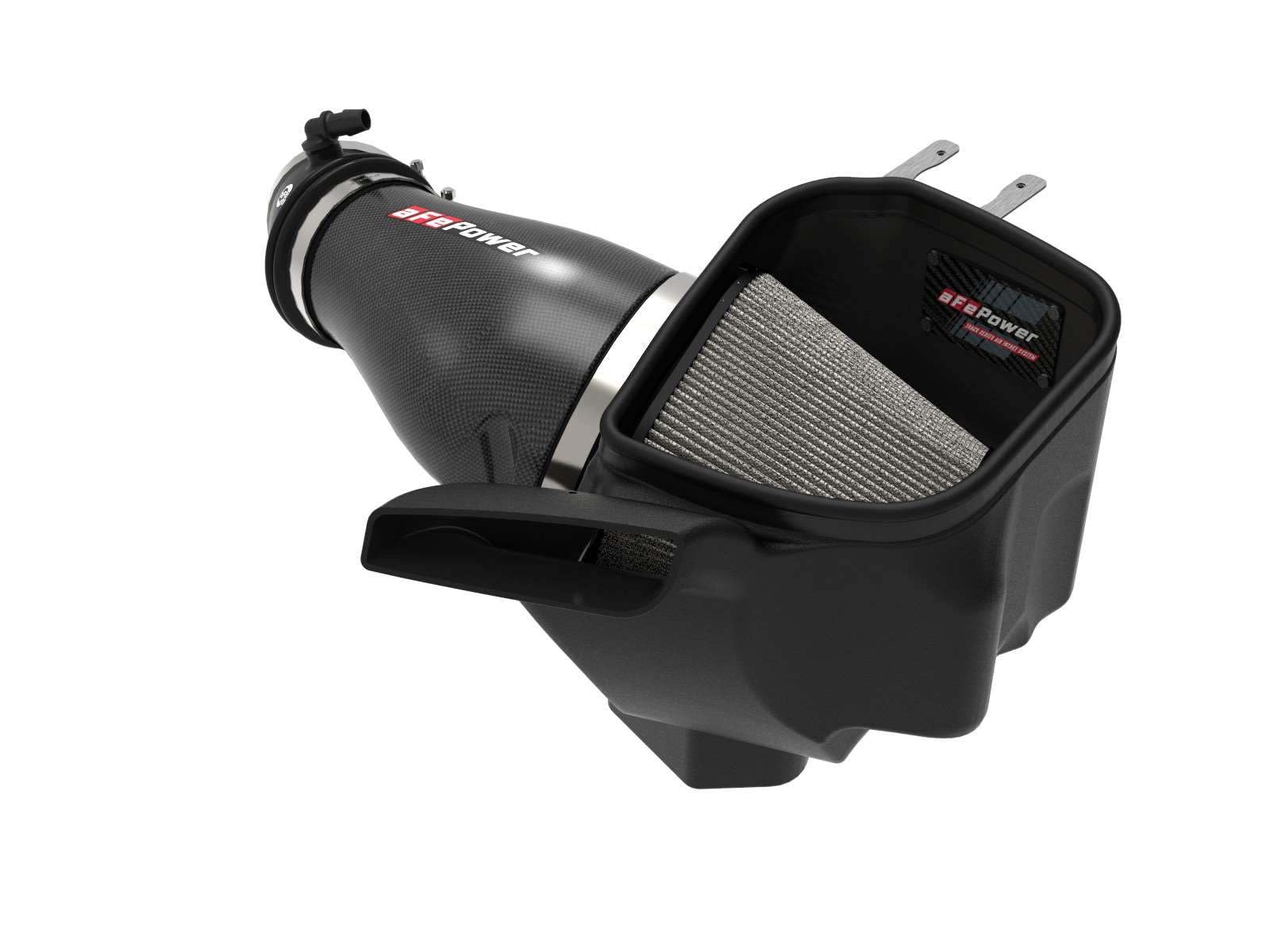 Track Series aFe POWER Intake System w/Pro DRY S Filter, #57-10009D, Carbon Fiber