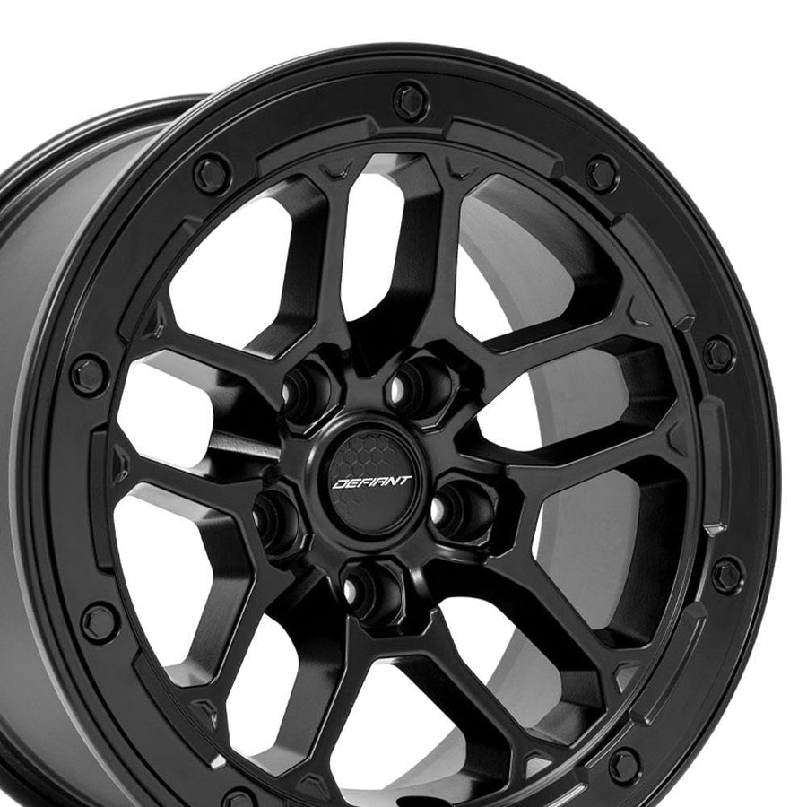 DF01 Wheels DEFIANT 17x8 5x5 +12et in Satin Black