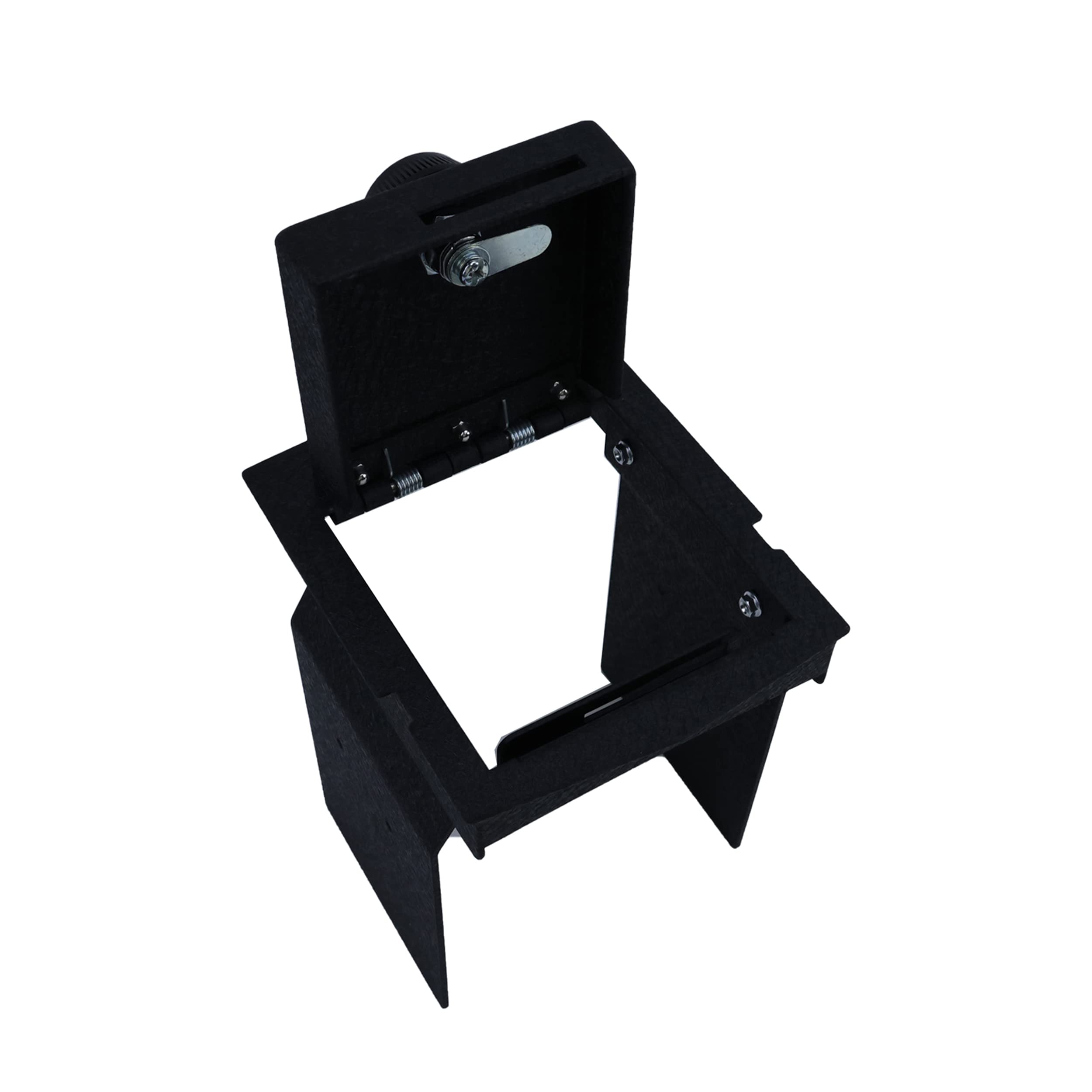Center Console Safe Black Horse, Black Gun Box Organizer, with 4 Digit Combination Resettable Lock Compatible with 2019-2023 Subaru Forester-ASSF05