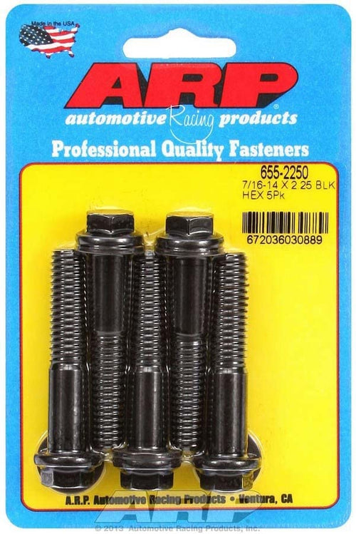 7/16-14 X 2.250 Hex Automotive Racing Products 655-2250 Wrnch Bo