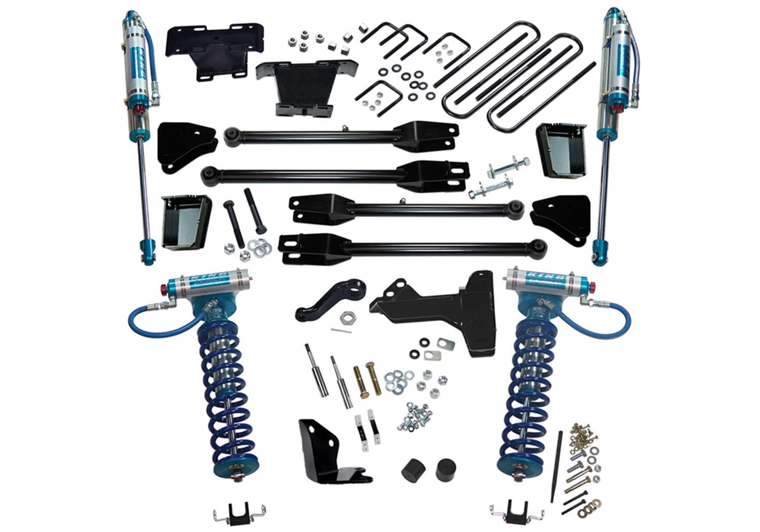 SUPERLIFT SUSPENSION RealTruck 6" Lift Kit for Ford F-250/F-350 | Complete Lift Kit with King 2.0 Coilovers and 4-Link Arms | K231KG | Fits 2005-2007 Ford F-250 / F-350 4WD