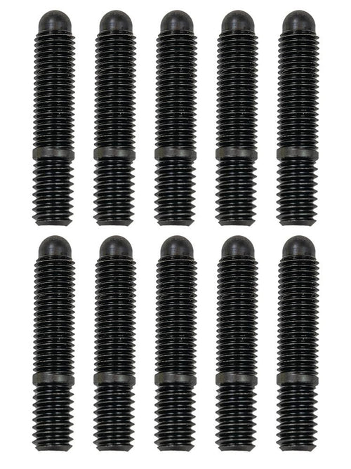 Bullet Nose Moroso Studs, 5/16-18 x 5/16-24 x 1.625" Length, Pack of 10