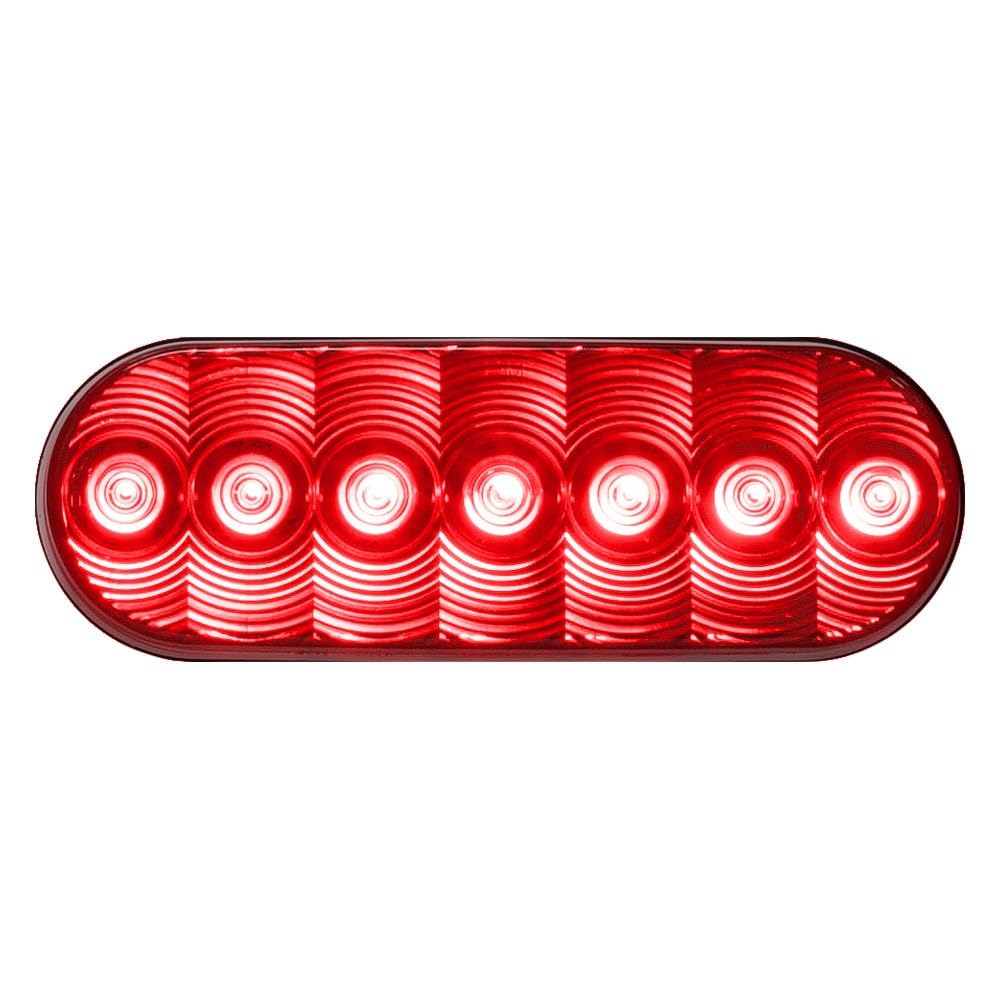 LumenX Oval L.E.D. Red Tail Light (820R-7)