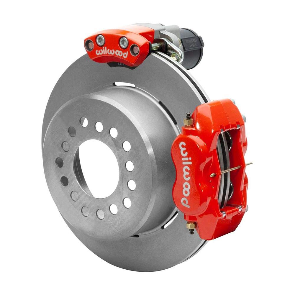 Wilwood Rear EPB/FDLI Kit 12.19in. Made for and Compatible with the Big Ford - Red
