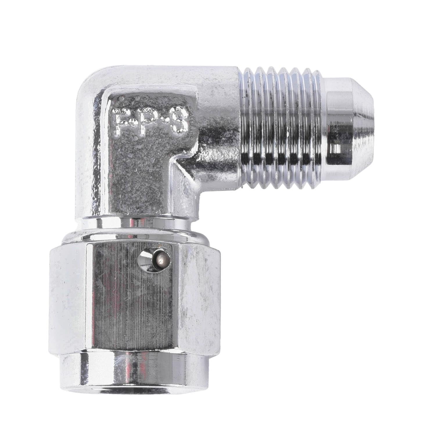 -6AN Female Fragola Male Flare 90 Degree Clear