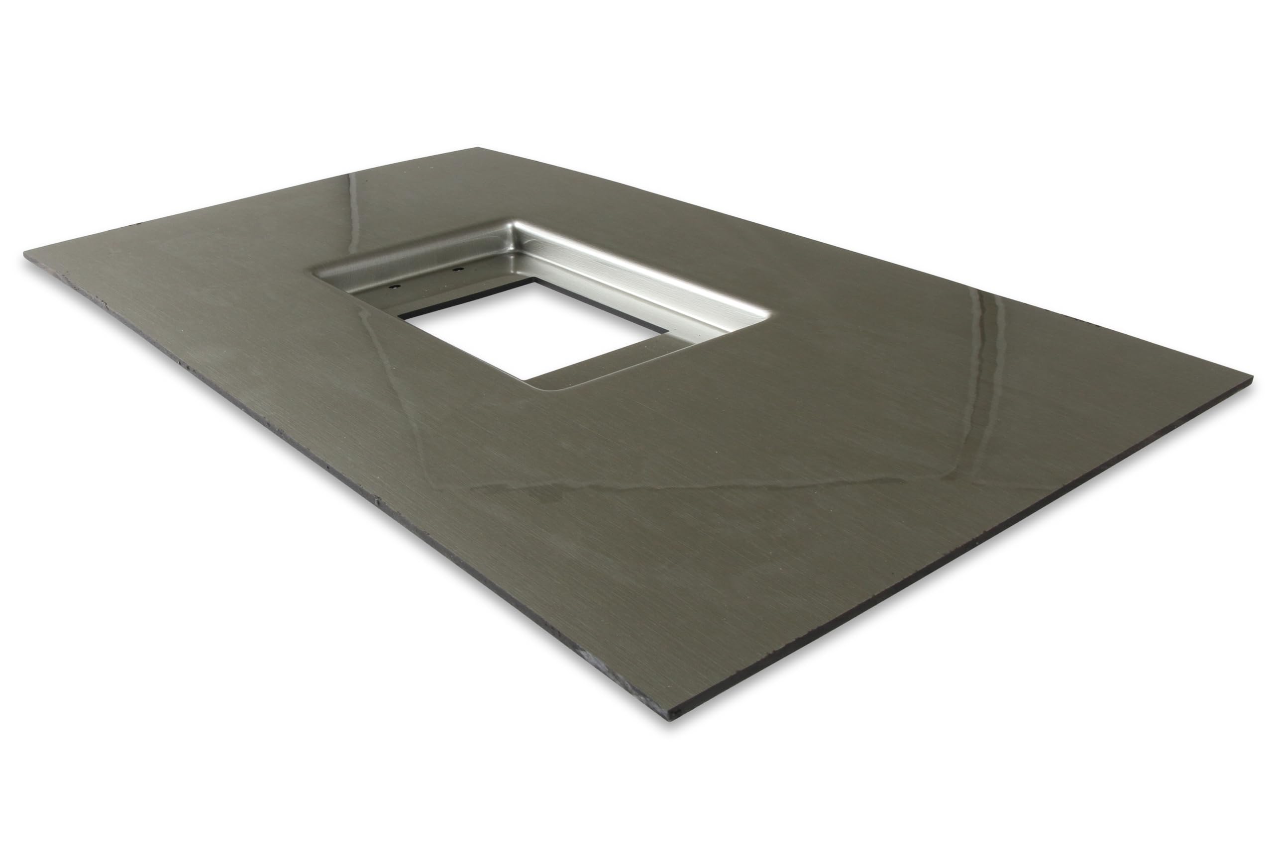 Brushed Aluminum Holley EFI 553-357 Dash Panel