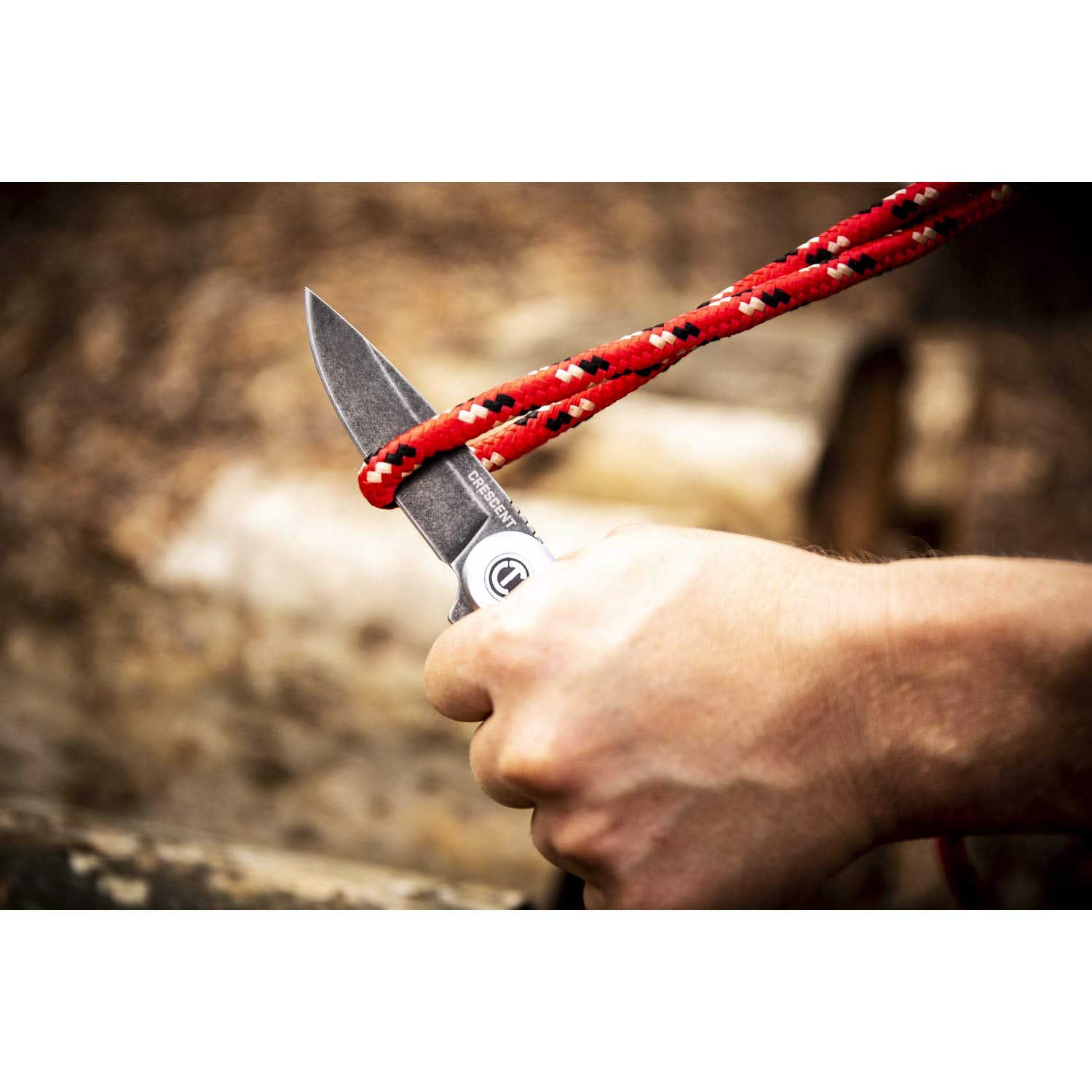Crescent 3-1/4 Inch Aluminum Handle Drop Point Pocket Knife - CPK325A