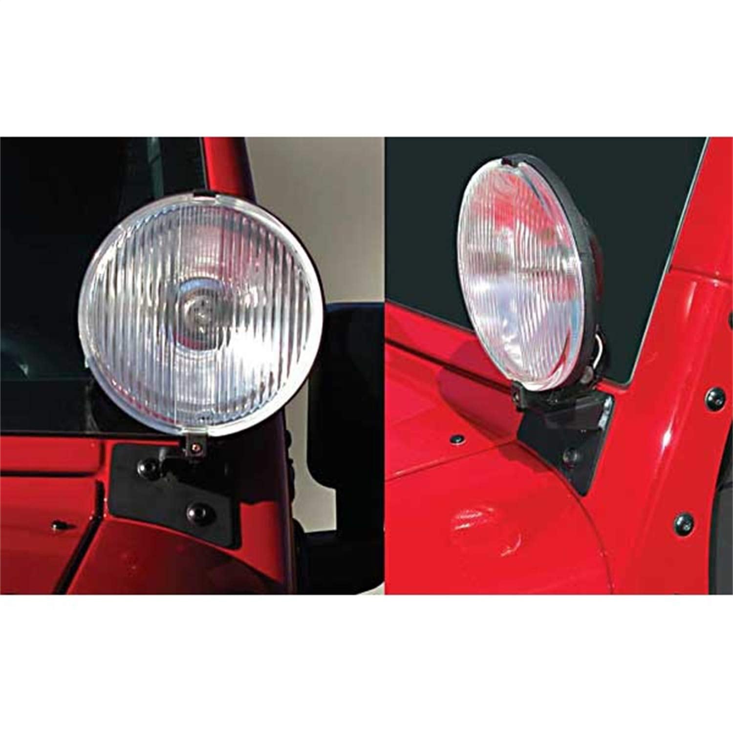Windshield Auxiliary Light Mounting Brackets Omix-Ada 11027.03 07-13 Jeep JK Wrangler