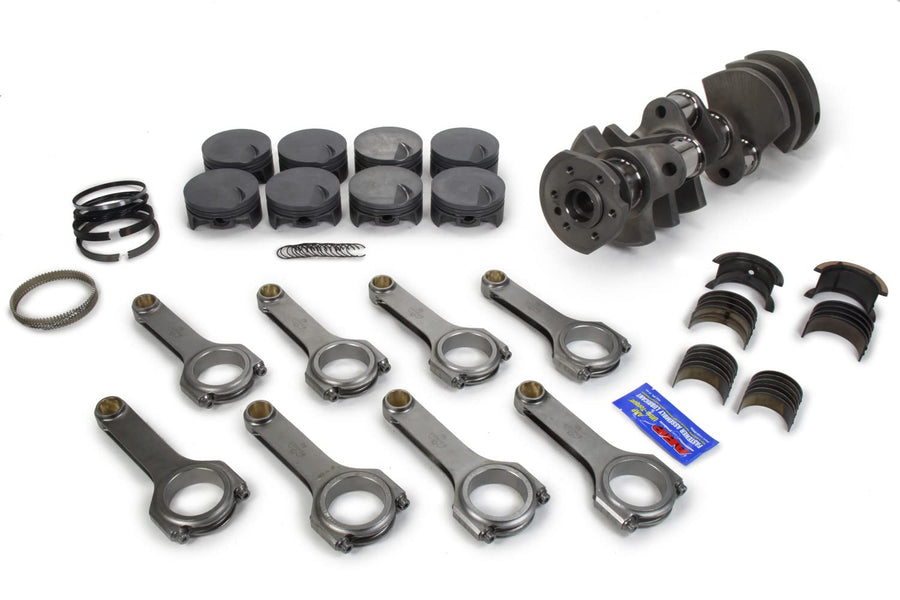 Eagle Assembly Rotating, 496 CID, Forged Crank, Forged Pistons, 4.250 in Stroke, 4.310 in Bore, 6.385 in Long H-Beam Rods
