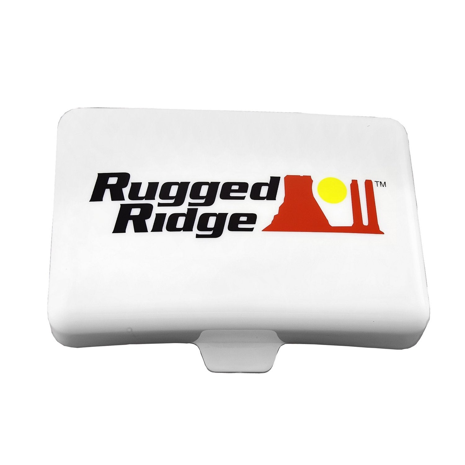 Rugged Ridge Light Cover, 5 Inch x 7 Inch, Rectangular, White, Off Road 15210.56